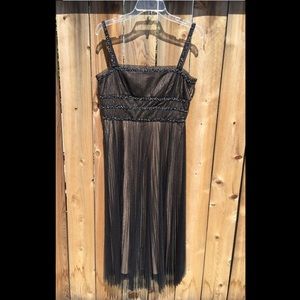 BCBG Brown cocktail /evening dress